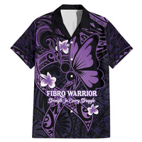 Personalised Fibromyalgia Awareness Month Family Matching Mermaid Dress and Hawaiian Shirt Fibro Warrior Strength In Every Struggle