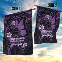 Personalised Fibromyalgia Awareness Month Garden Flag Fibro Warrior Strength In Every Struggle