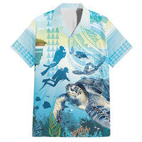 Personalized Snorkeling Hawaii Hawaiian Shirt Ocean Lover Hawaiian Kakau Honu Turtle