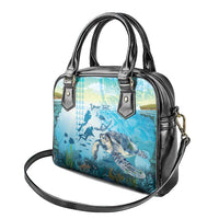Personalized Snorkeling Hawaii Shoulder Handbag Ocean Lover Hawaiian Kakau Honu Turtle