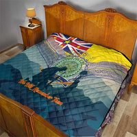 Niue ANZAC Day Quilt We Will Remember Them Camouflage Style