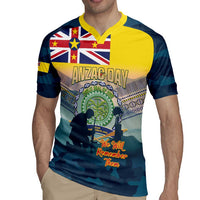 Niue ANZAC Day Rugby Jersey We Will Remember Them Camouflage Style