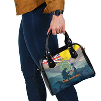 Niue ANZAC Day Shoulder Handbag We Will Remember Them Camouflage Style LT14 - Polynesian Pride