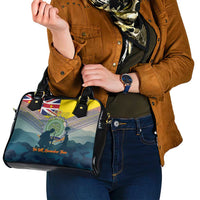 Niue ANZAC Day Shoulder Handbag We Will Remember Them Camouflage Style LT14 - Polynesian Pride