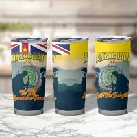 Niue ANZAC Day Tumbler Cup We Will Remember Them Camouflage Style LT14 - Polynesian Pride