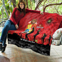 Tonga ANZAC Day Quilt Ngatu Pattern We Will Remember Them