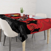 Tonga ANZAC Day Tablecloth Ngatu Pattern We Will Remember Them