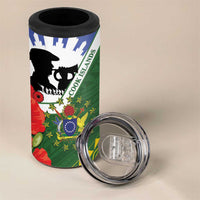 Cook Islands ANZAC Day 4 in 1 Can Cooler Tumbler Last Post Lest We Forget