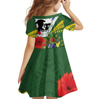 Cook Islands ANZAC Day Family Matching Mermaid Dress and Hawaiian Shirt Last Post Lest We Forget