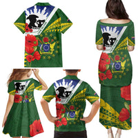 Cook Islands ANZAC Day Family Matching Puletasi and Hawaiian Shirt Last Post Lest We Forget