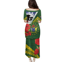 Cook Islands ANZAC Day Family Matching Puletasi and Hawaiian Shirt Last Post Lest We Forget