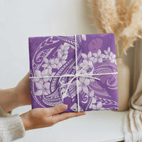 Purple Polynesia Hammerhead Shark Tattoo With Plumeria Lei Wrapping Paper - Polynesian Pride