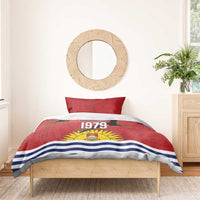 Mauri Kiribati Independence Day Bedding Set 1979 Proud National Frigatebird