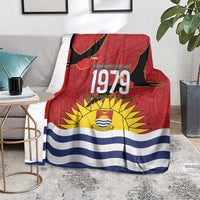 Mauri Kiribati Independence Day Blanket 1979 Proud National Frigatebird