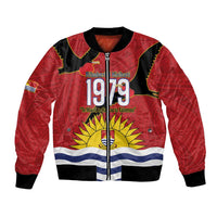 Mauri Kiribati Independence Day Bomber Jacket 1979 Proud National Frigatebird