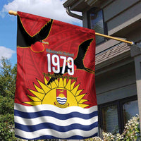 Mauri Kiribati Independence Day Garden Flag 1979 Proud National Frigatebird