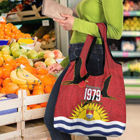 Mauri Kiribati Independence Day Grocery Bag 1979 Proud National Frigatebird