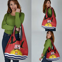 Mauri Kiribati Independence Day Grocery Bag 1979 Proud National Frigatebird