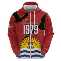 Mauri Kiribati Independence Day Hoodie 1979 Proud National Frigatebird