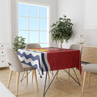 Mauri Kiribati Independence Day Tablecloth 1979 Proud National Frigatebird