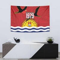 Mauri Kiribati Independence Day Tapestry 1979 Proud National Frigatebird