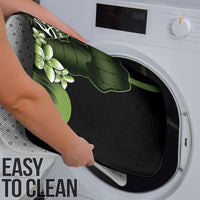 Green Hafa Adai Guam Bathroom Set Chamorro Latte Stone Hand With Plumeria - Polynesian Pride