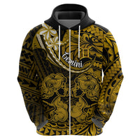 Polynesian Pride Gemini Zodiac Hoodie Astrological Sign Tribal Plumeria Gold Galaxy LT14 - Polynesian Pride