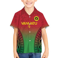 Custom Vanuatu Cricket Family Matching Off Shoulder Short Dress and Hawaiian Shirt 2024 Polynesian Pattern Sporty Style