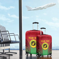 Custom Vanuatu Cricket Luggage Cover 2024 Polynesian Pattern Sporty Style LT14 - Polynesian Pride