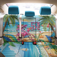 Flamingo Aloha Hawaii Back Car Seat Cover It's 5 OClock Somewhere Tropical Vibes LT14 - Polynesian Pride