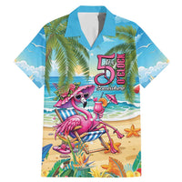 Flamingo Aloha Hawaii Family Matching Mermaid Dress and Hawaiian Shirt It's 5 O’Clock Somewhere Tropical Vibes - Polynesian Pride