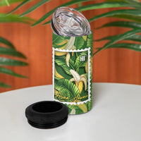 Aloha Hawaii Maia 4 in 1 Can Cooler Tumbler Hawaiian Banana Stylized Stamp LT14 - Polynesian Pride
