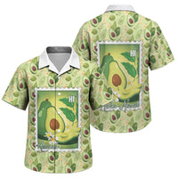 Aloha Hawaii Avocado Family Matching Mermaid Dress and Hawaiian Shirt Hawaiian Fruit Stylized Stamp LT14 Son's Shirt Green - Polynesian Pride