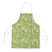 Omaomao Hawaii Breadfruit Palaka Motifs Apron