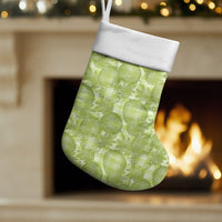 Omaomao Hawaii Breadfruit Palaka Motifs Christmas Stocking