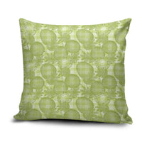 Omaomao Hawaii Breadfruit Palaka Motifs Pillow Cover