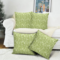 Omaomao Hawaii Breadfruit Palaka Motifs Pillow Cover