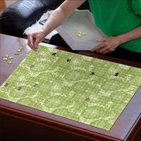 Omaomao Hawaii Breadfruit Palaka Motifs Puzzle