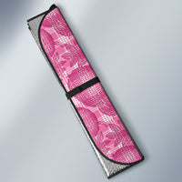 Alaka Hawaii Breadfruit Palaka Motifs Auto Sun Shade