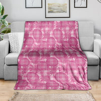 Alaka Hawaii Breadfruit Palaka Motifs Blanket