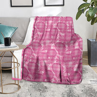 Alaka Hawaii Breadfruit Palaka Motifs Blanket