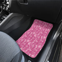 Alaka Hawaii Breadfruit Palaka Motifs Car Mats