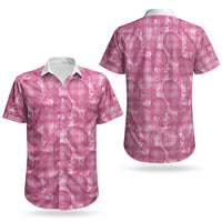 Alaka Hawaii Breadfruit Palaka Motifs Couples Matching Short Sleeve Bodycon Dress and Hawaiian Shirt LT14 - Polynesian Pride