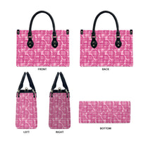 Alaka Hawaii Breadfruit Palaka Motifs Leather Bag