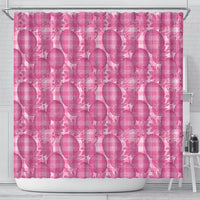 Alaka Hawaii Breadfruit Palaka Motifs Shower Curtain