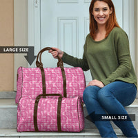Alaka Hawaii Breadfruit Palaka Motifs Travel Bag