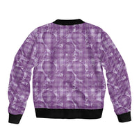 Poni Hawaii Breadfruit Palaka Motifs Bomber Jacket LT14 - Polynesian Pride