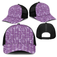 Poni Hawaii Breadfruit Palaka Motifs Mesh Trucker Cap