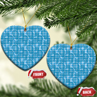 Polu Hawaii Breadfruit Palaka Motifs Ceramic Ornament