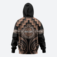 Aotearoa Kati Mamoe Personalised Hoodie Maori Iwi Poutama Puhoro Tattoo LT14 - Polynesian Pride